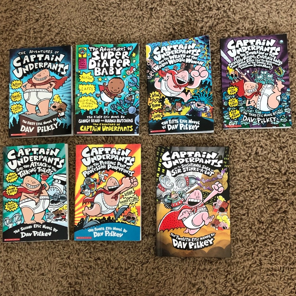 Captain Underpants Book Bundle📚
